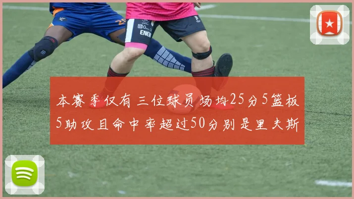 本赛季仅有三位球员场均25分5篮板5助攻且命中率超过50分别是里夫斯约基奇和字母哥
